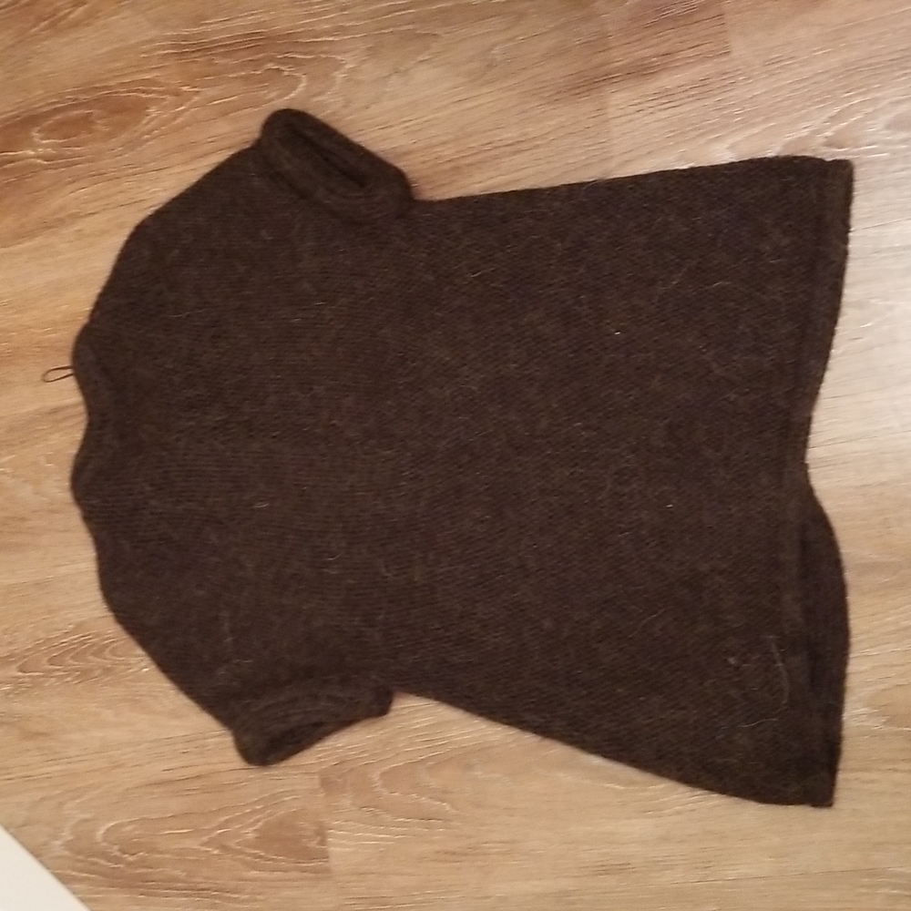 (L) Miss Etam Cardigan Fuzzy Furry Cozy Warm Lounge Cabin Natural Fibres Layers - Picture 8 of 8